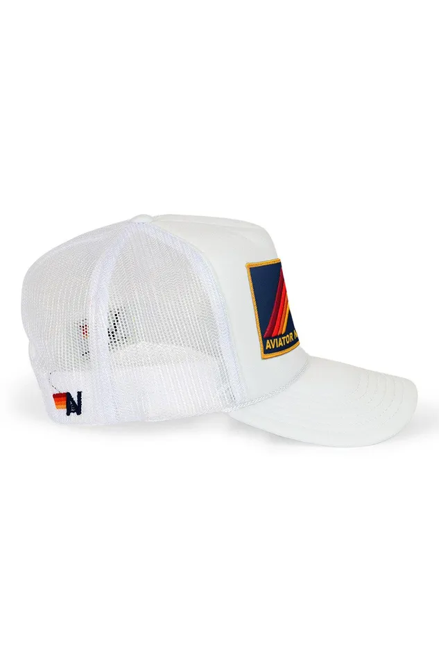 MOUNTAIN STRIPE VINTAGE TRUCKER HAT WomenMen Aviator Nation Trucker Hats