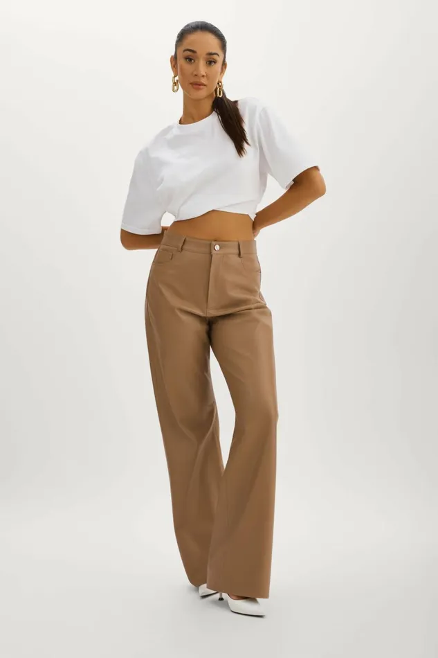 Naia Cropped Tee White Women Lamarque TOPS