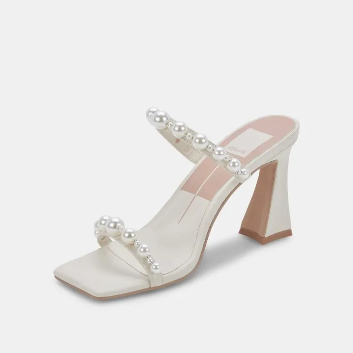 Naja Pearl Heels Ivory Stella Women Dolce Vita Heels