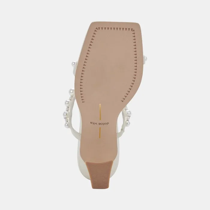 Naja Pearl Heels Ivory Stella Women Dolce Vita Heels