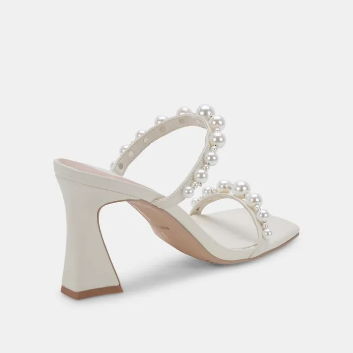 Naja Pearl Heels Ivory Stella Women Dolce Vita Heels