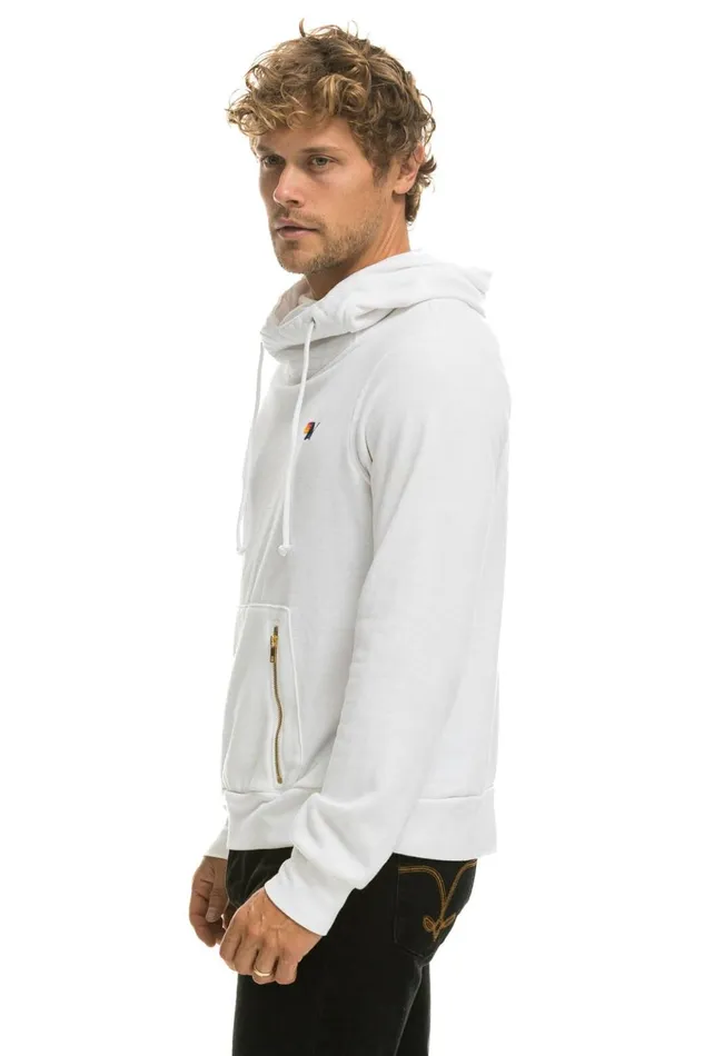 NINJA PULLOVER HOODIE 8211 WHITE Women Aviator Nation Hoodies
