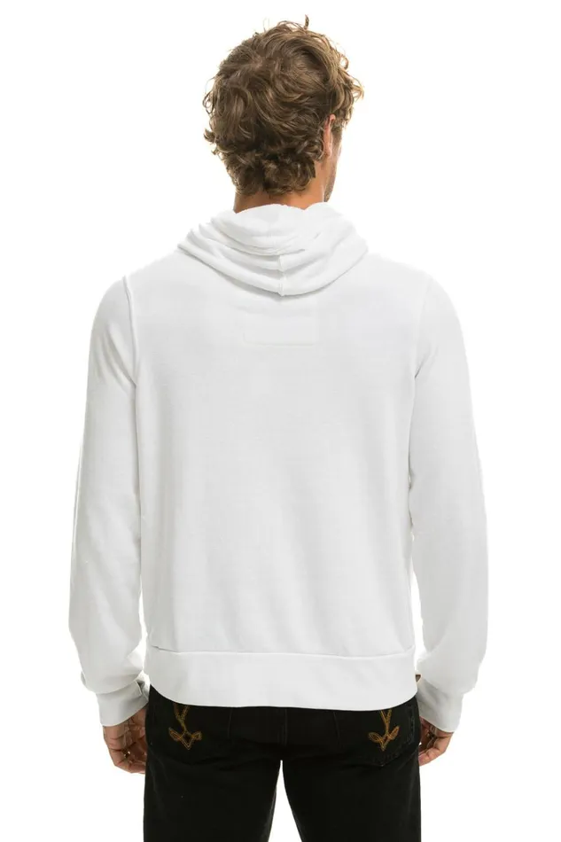NINJA PULLOVER HOODIE 8211 WHITE Women Aviator Nation Hoodies