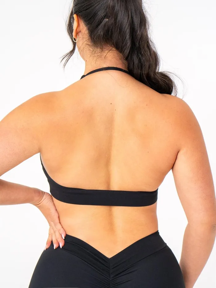 NKD Halter Bra 8211 Black Women Ryderwear Sports Bras