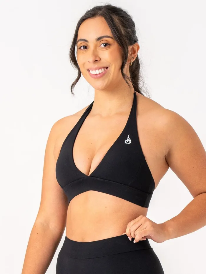 NKD Halter Bra 8211 Black Women Ryderwear Sports Bras