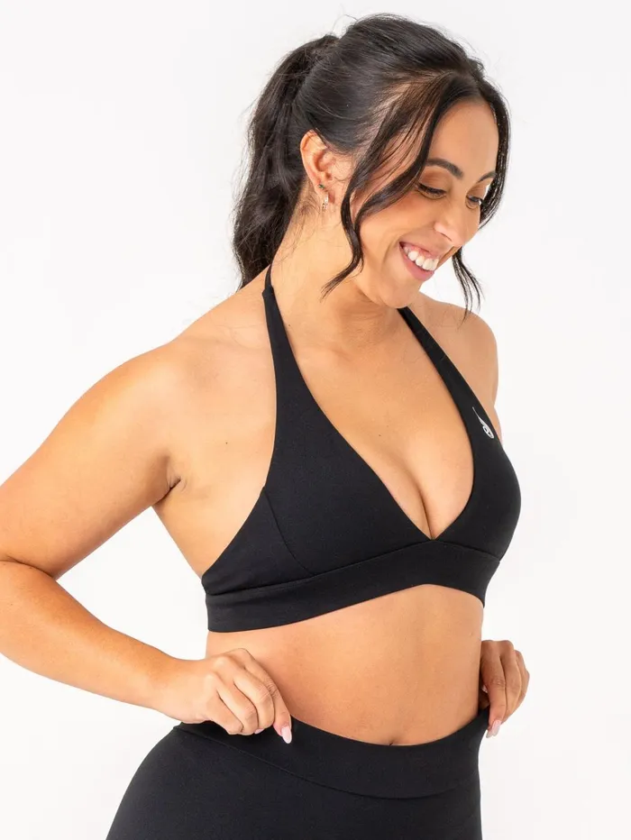 NKD Halter Bra 8211 Black Women Ryderwear Sports Bras