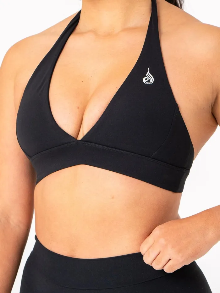 NKD Halter Bra 8211 Black Women Ryderwear Sports Bras