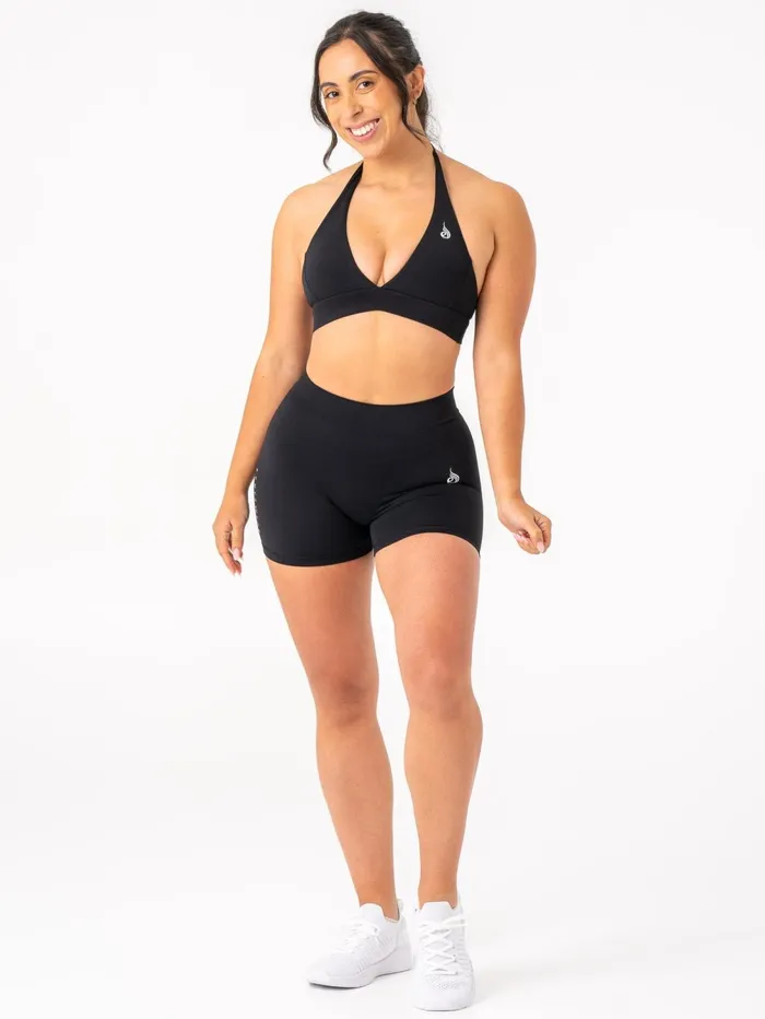 NKD Halter Bra 8211 Black Women Ryderwear Sports Bras