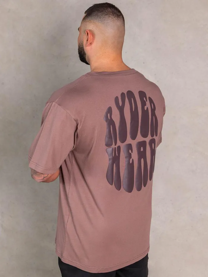 NRG Oversized TShirt 8211 Almond Men Ryderwear Tops