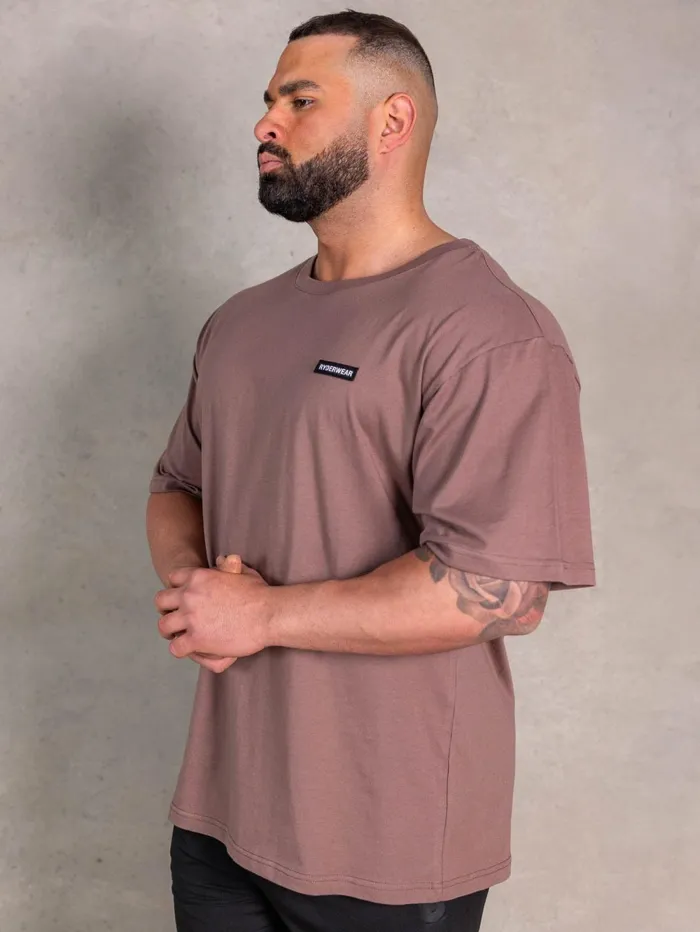 NRG Oversized TShirt 8211 Almond Men Ryderwear Tops