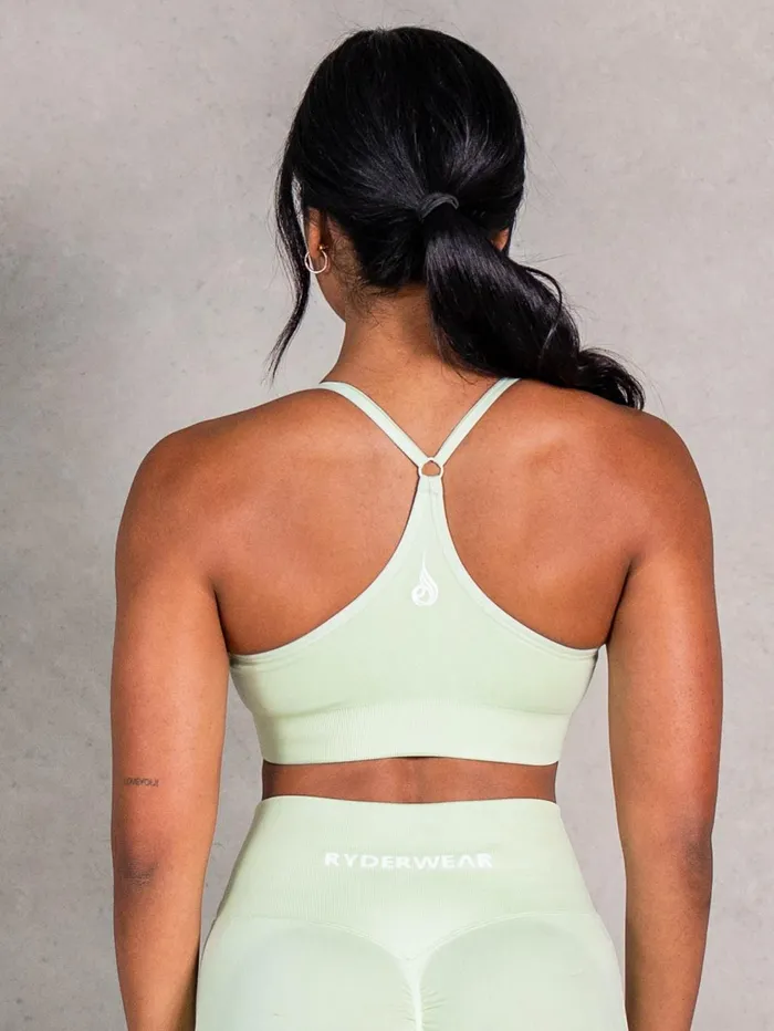 NRG Seamless Sports Bra 8211 Matcha Women Ryderwear Sports Bras