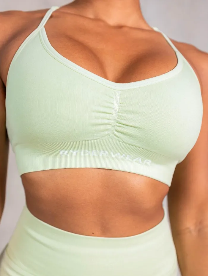NRG Seamless Sports Bra 8211 Matcha Women Ryderwear Sports Bras