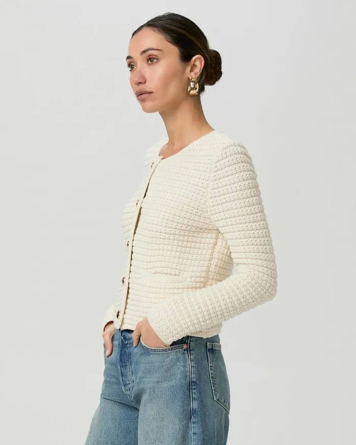 Oberon Cardigan 8211 Ivory Women PAIGE Sweaters and Sweatshirts Oberon Cardigan 8211 Ivory Women PAIGE Sweaters and Sweatshirts