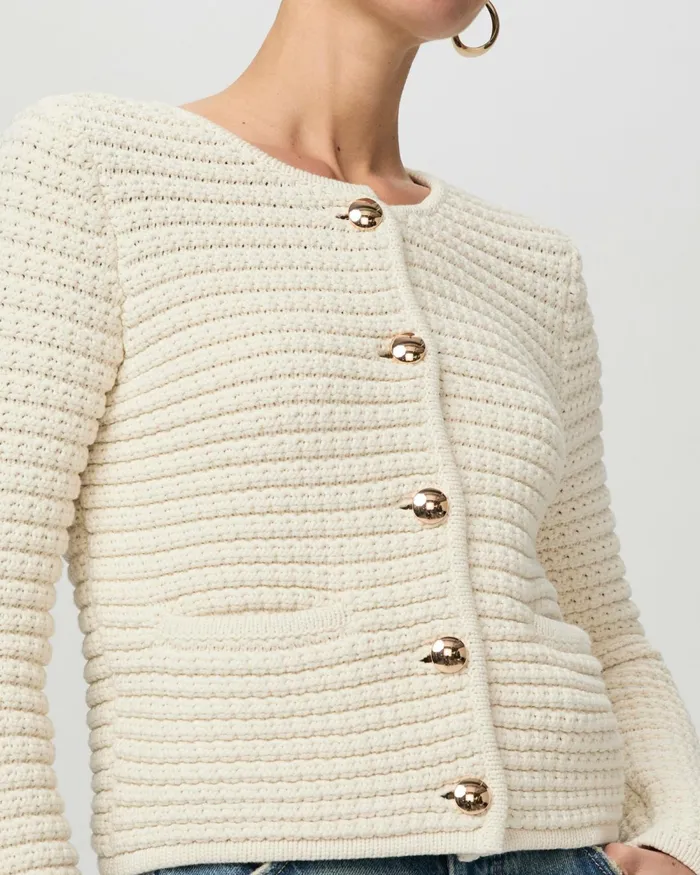 Oberon Cardigan 8211 Ivory Women PAIGE Sweaters and Sweatshirts Oberon Cardigan 8211 Ivory Women PAIGE Sweaters and Sweatshirts
