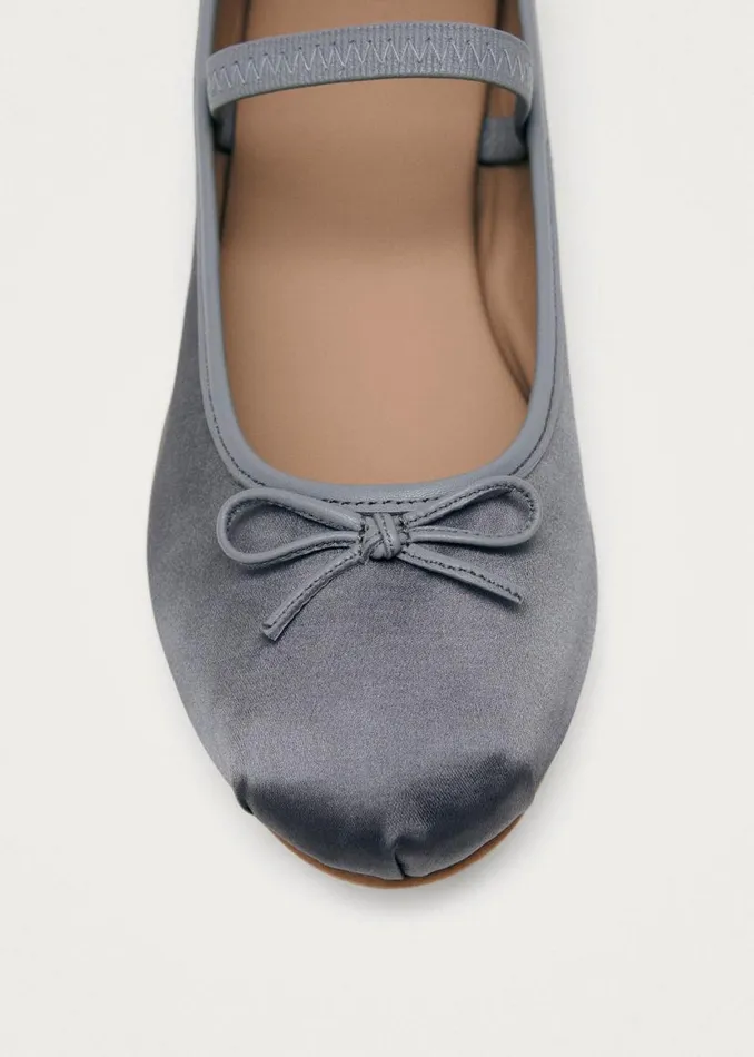 Odette Stone Grey Ballet Flats Women ALOHAS Ballet Flats