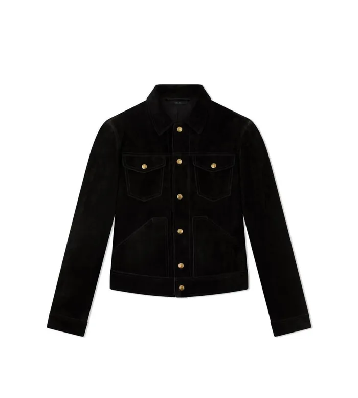 Outerwear Men TOM FORD CASHMERE SUEDE WESTERN JACKET