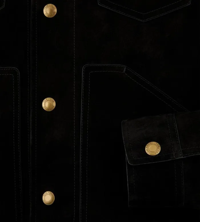 Outerwear Men TOM FORD CASHMERE SUEDE WESTERN JACKET Outerwear Men TOM FORD CASHMERE SUEDE WESTERN JACKET