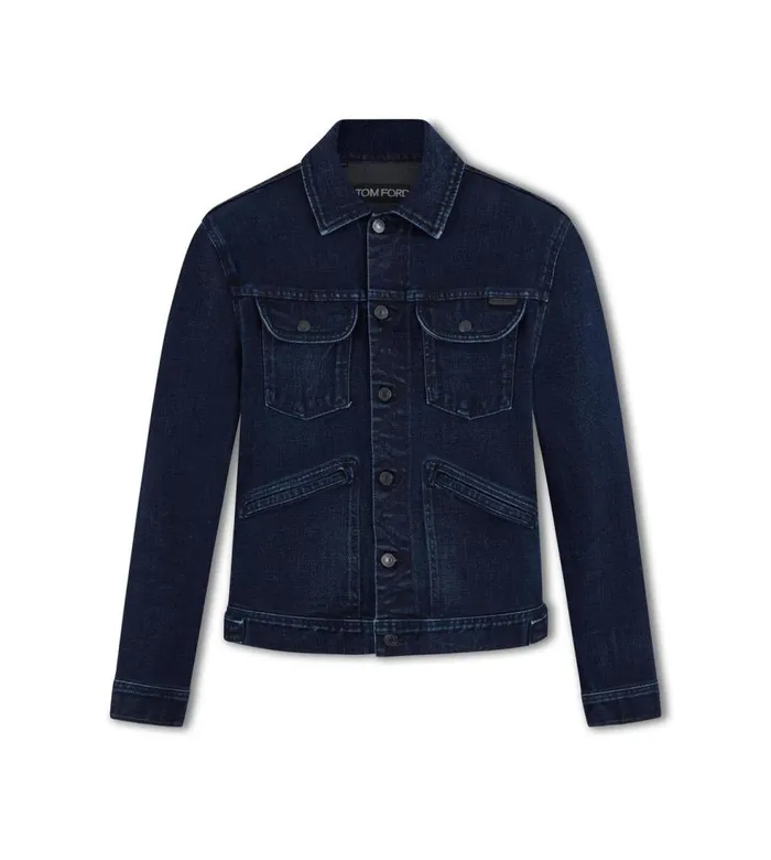 Outerwear Men TOM FORD JAPANESE SELVEDGE DENIM JACKET Vintage Indigo