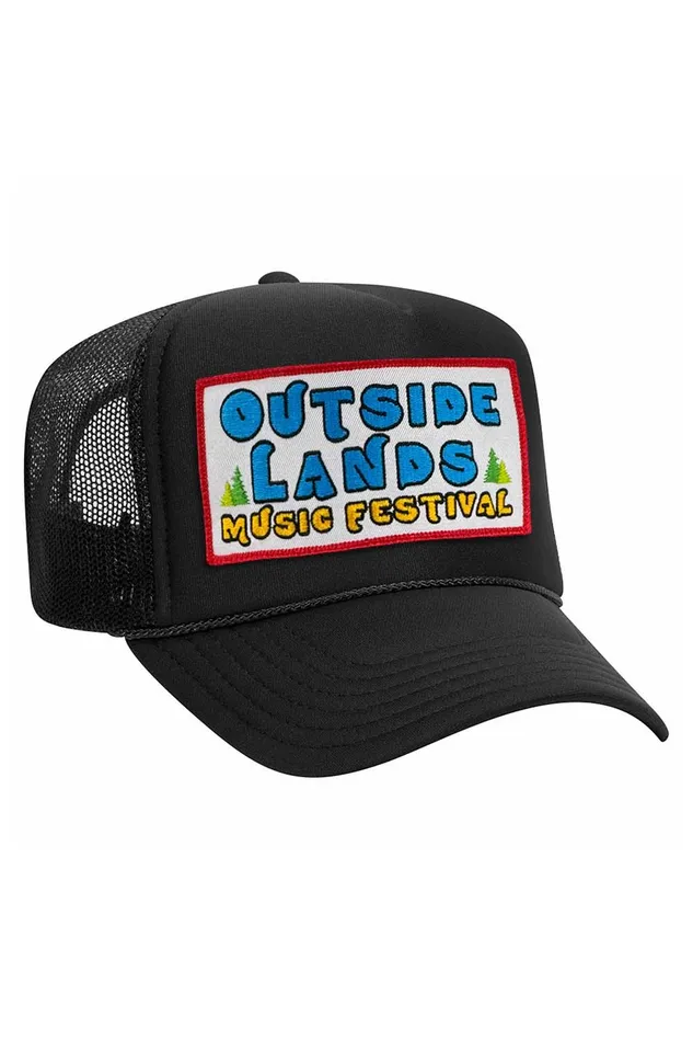 OUTSIDE LANDS 2024 VINTAGE LOW RISE TRUCKER WomenMen Aviator Nation Trucker Hats