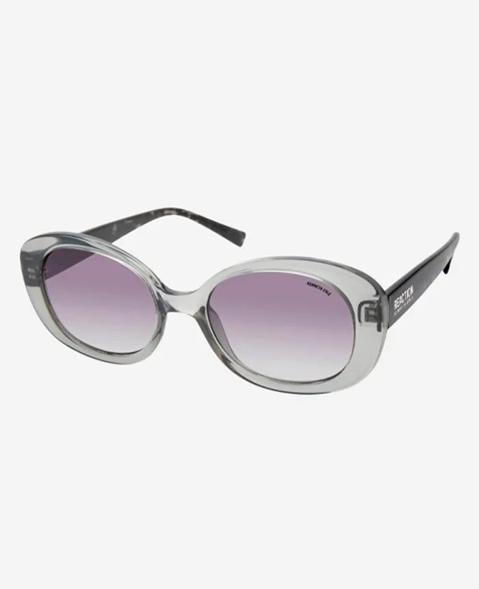 Oval Sunglasses Grey Women Kenneth Cole Sunglasses