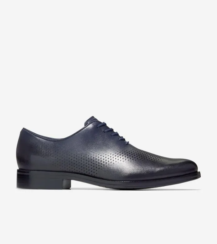 Oxfords Men Cole Haan Washington Grand Laser Wingtip Oxford Marine Blueblack