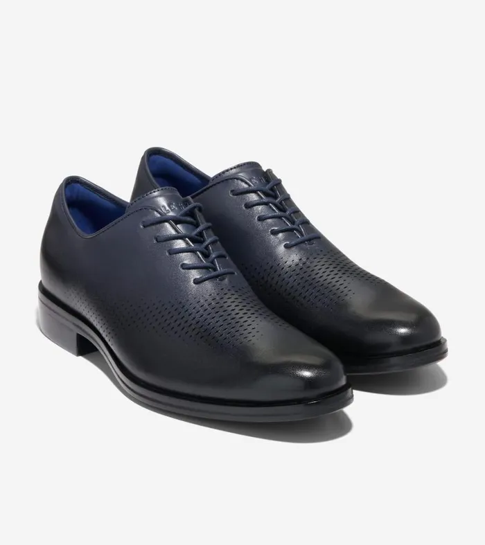 Oxfords Men Cole Haan Washington Grand Laser Wingtip Oxford Marine Blueblack