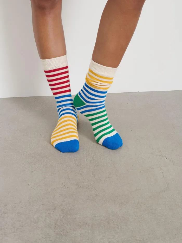P039jimmies Multistripe Socks Women Alex Mill