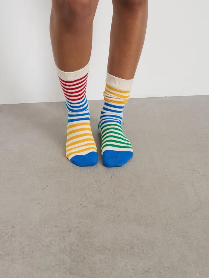 P039jimmies Multistripe Socks Women Alex Mill