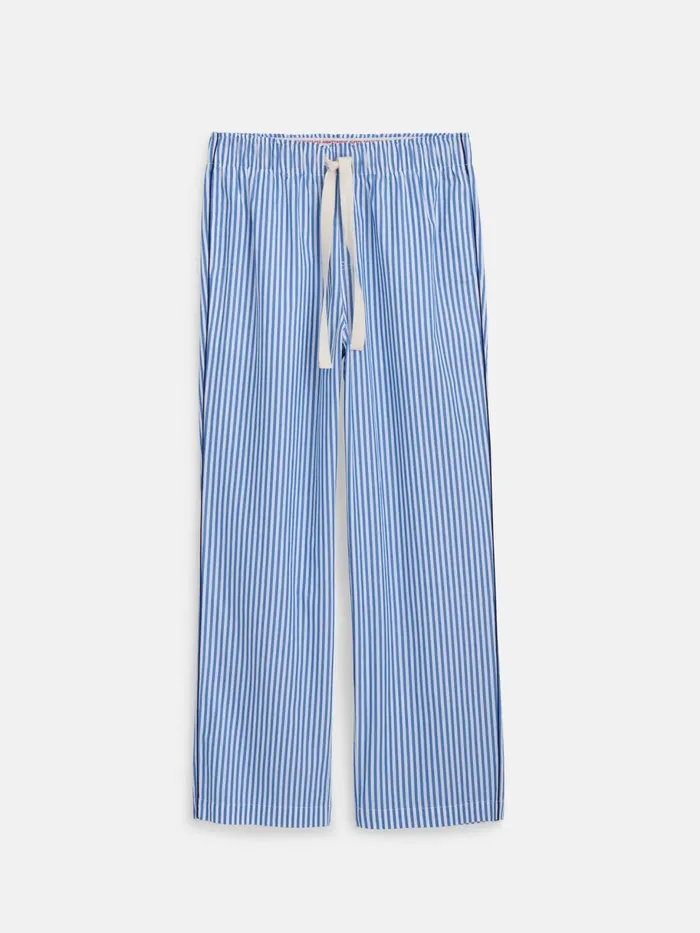 P039jimmies Sleep Pant In Stripe Blue Stripe Women Alex Mill Pajamas Slippers