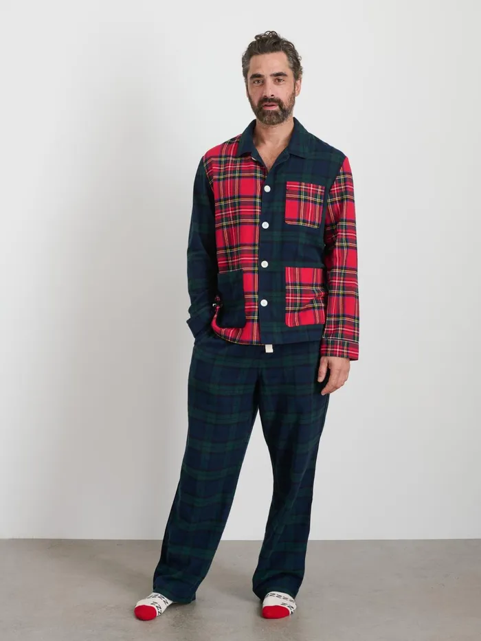 P039jimmies Sleep Shirt In Flannel Men Alex Mill Pajamas Slippers