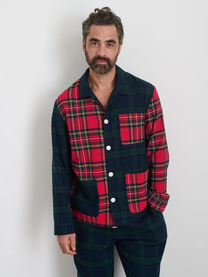 P039jimmies Sleep Shirt In Flannel Men Alex Mill Pajamas Slippers