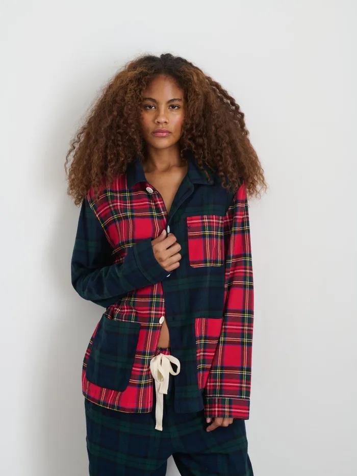 P039jimmies Sleep Shirt In Flannel Men Alex Mill Pajamas Slippers