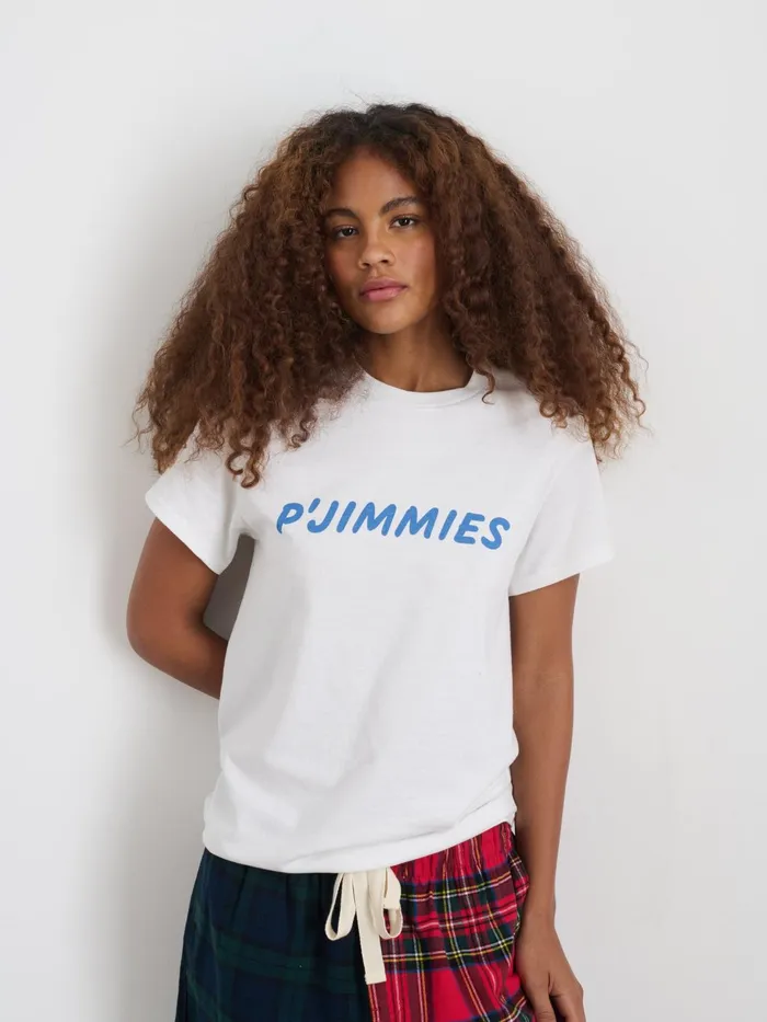 P039jimmies Sleep Tee White Women Alex Mill Pajamas Slippers