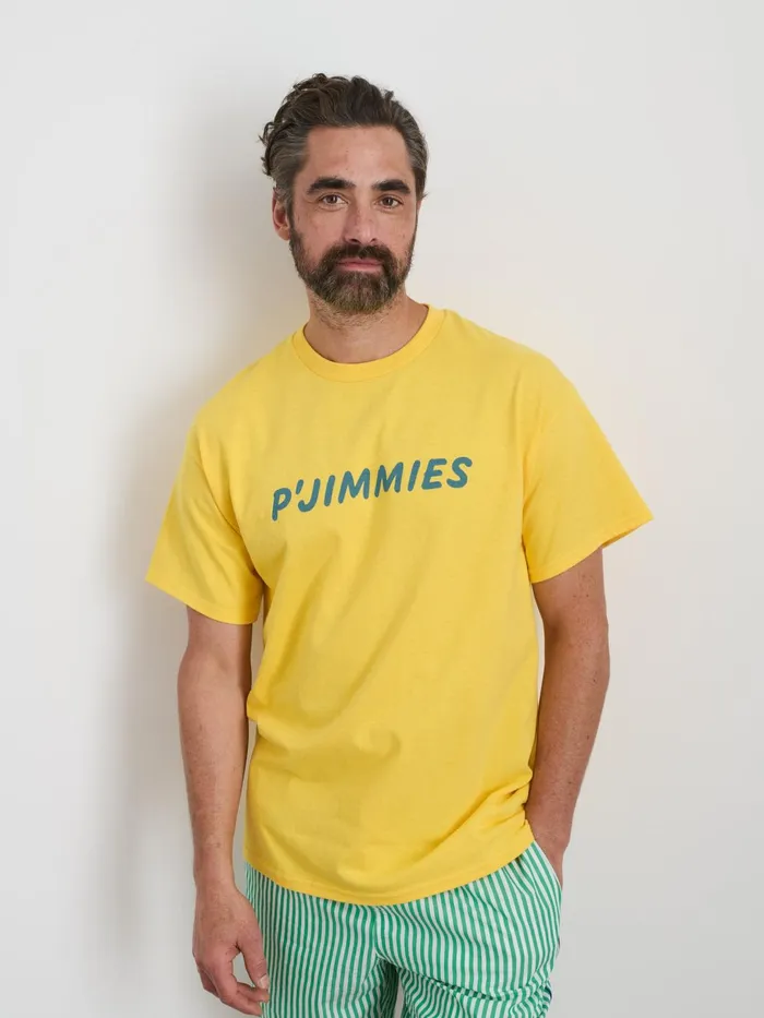 P039jimmies Sleep Tee Yellow Women Alex Mill Pajamas Slippers