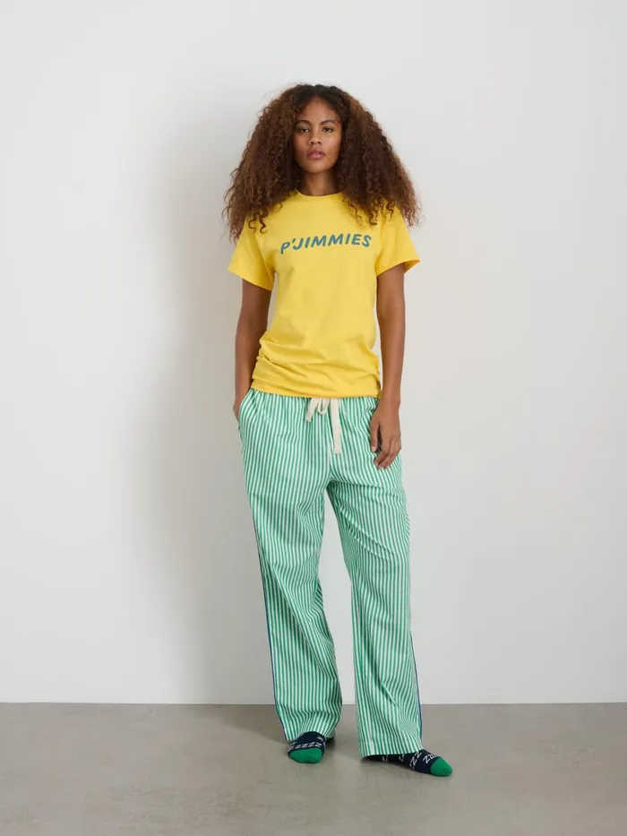 P039jimmies Sleep Tee Yellow Women Alex Mill Pajamas Slippers