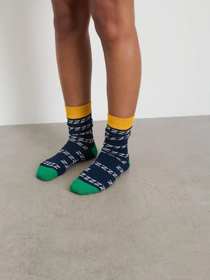 P039jimmies Zzzzz Socks Navy Men Alex Mill Pajamas Slippers P039jimmies Zzzzz Socks Navy Men Alex Mill Pajamas Slippers