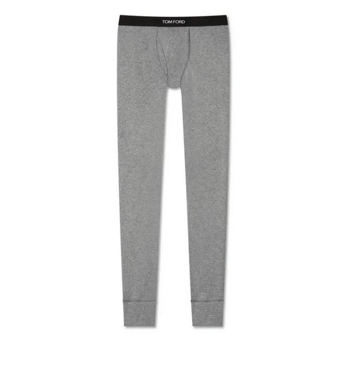 Pajama Pants and Long Johns Men TOM FORD COTTON LONG JOHNS Grey