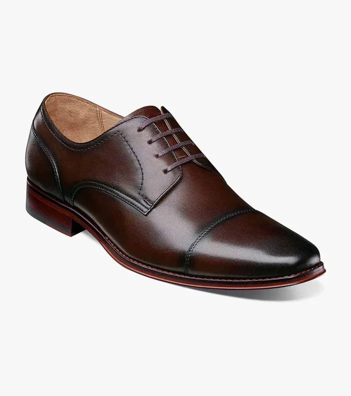 Palermo Cap Toe Oxford Brown Men Florsheim Dress Shoes