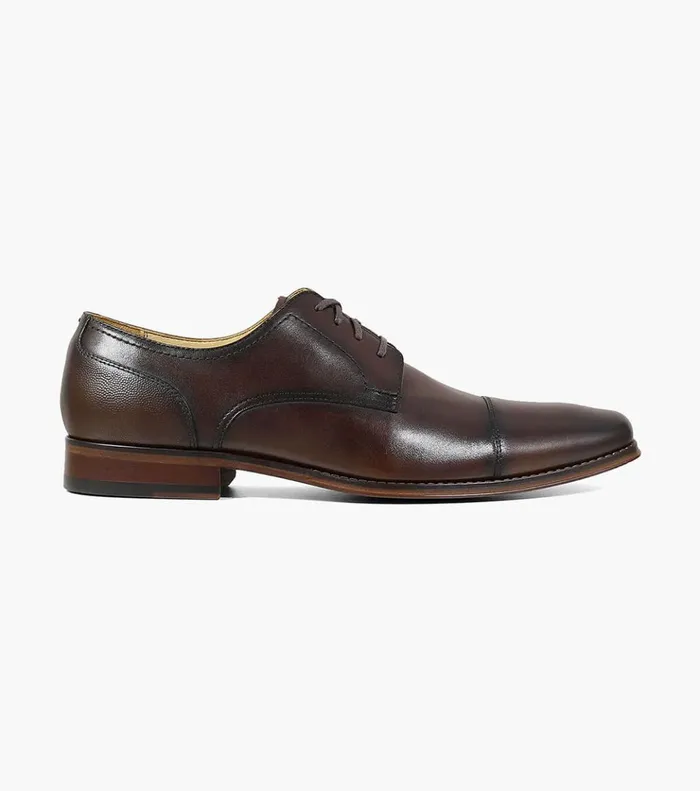 Palermo Cap Toe Oxford Brown Men Florsheim Dress Shoes
