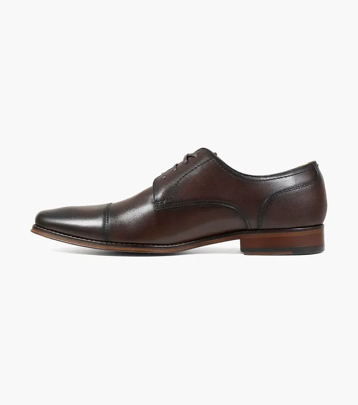 Palermo Cap Toe Oxford Brown Men Florsheim Dress Shoes