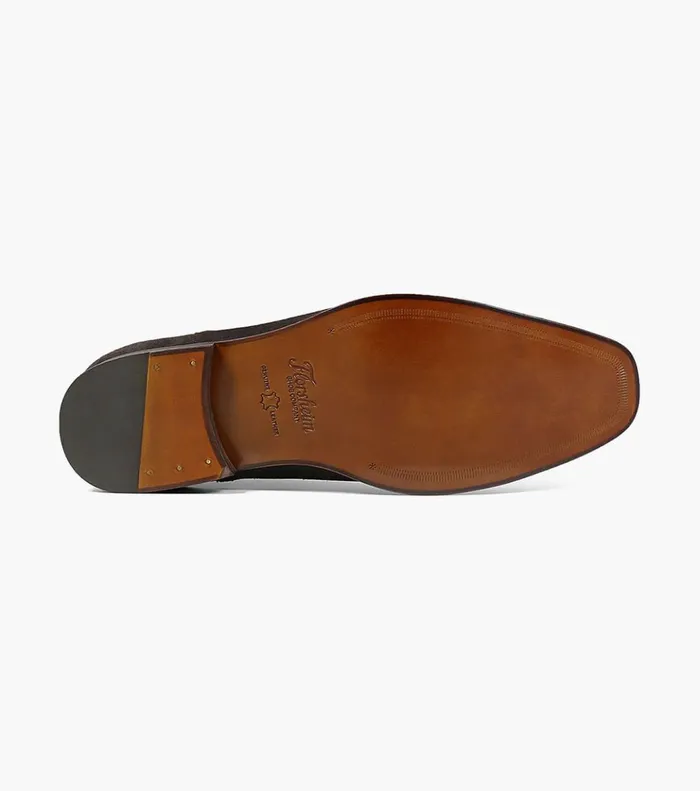 Palermo Plain Toe Gore Boot Brown Suede Men Florsheim Dress Shoes