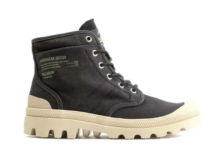 PALLADIUM PALLABROUSSE WORKWEAR Black Men Boots