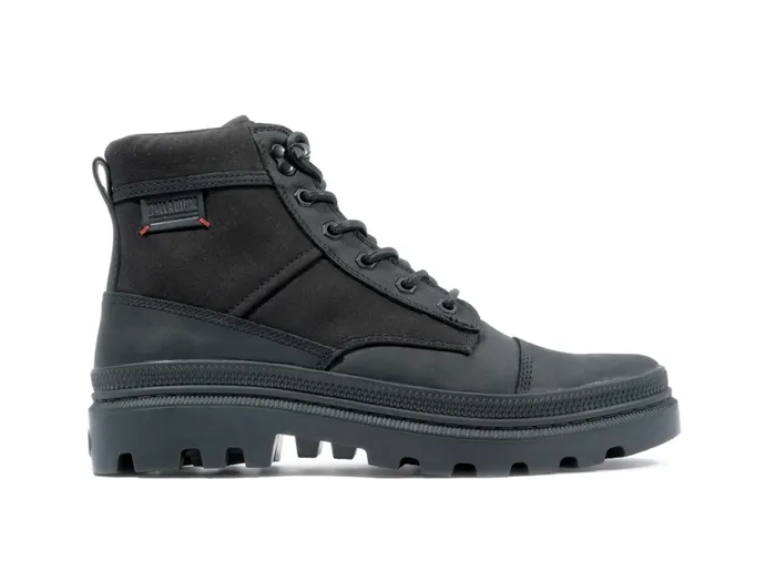 PALLADIUM PALLATROOPER ROUGH Black Men Boots
