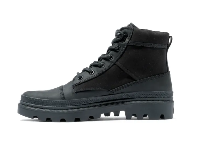 PALLADIUM PALLATROOPER ROUGH Black Men Boots PALLADIUM PALLATROOPER ROUGH Black Men Boots