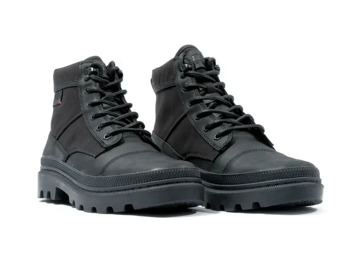 PALLADIUM PALLATROOPER ROUGH Black Men Boots PALLADIUM PALLATROOPER ROUGH Black Men Boots