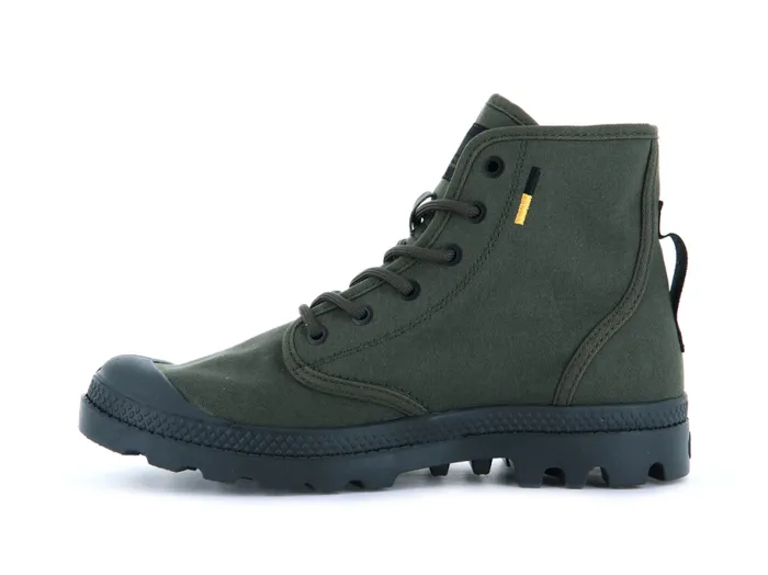 PALLADIUM PAMPA HI HTG SUPPLY Olive Night Men Boots PALLADIUM PAMPA HI HTG SUPPLY Olive Night Men Boots
