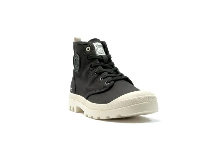 PALLADIUM PAMPA HI ZIP ORGANIC Black Kids Boots PALLADIUM PAMPA HI ZIP ORGANIC Black Kids Boots