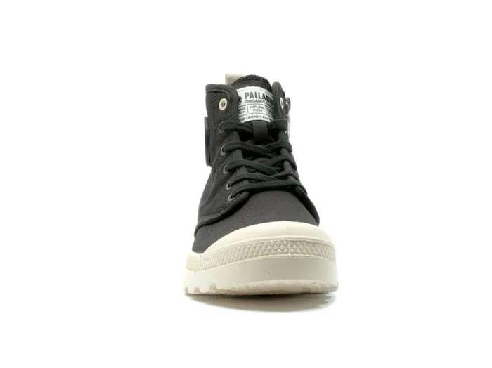 PALLADIUM PAMPA HI ZIP ORGANIC Black Kids Boots PALLADIUM PAMPA HI ZIP ORGANIC Black Kids Boots