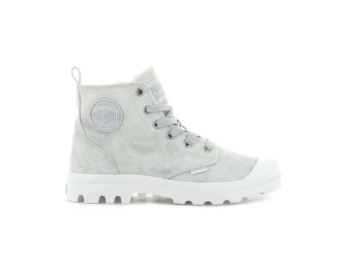 PALLADIUM PAMPA ZIP DESERTWASH Star White Women Boots