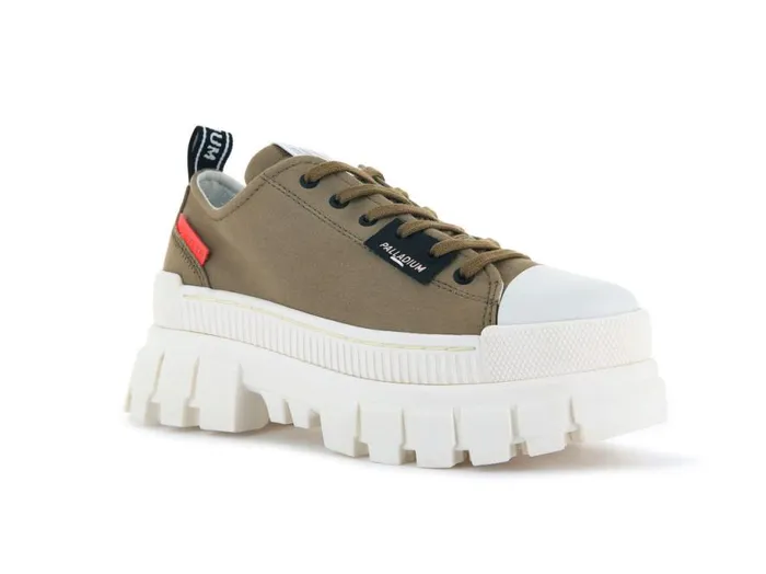 PALLADIUM REVOLT LO TX Olive Women Sneakers PALLADIUM REVOLT LO TX Olive Women Sneakers